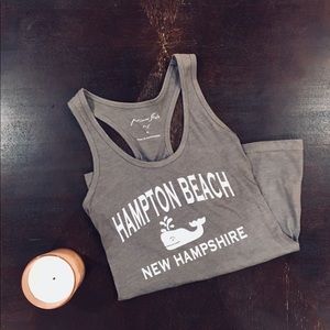 • NWT • Hampton Beach Graphic Tank Top